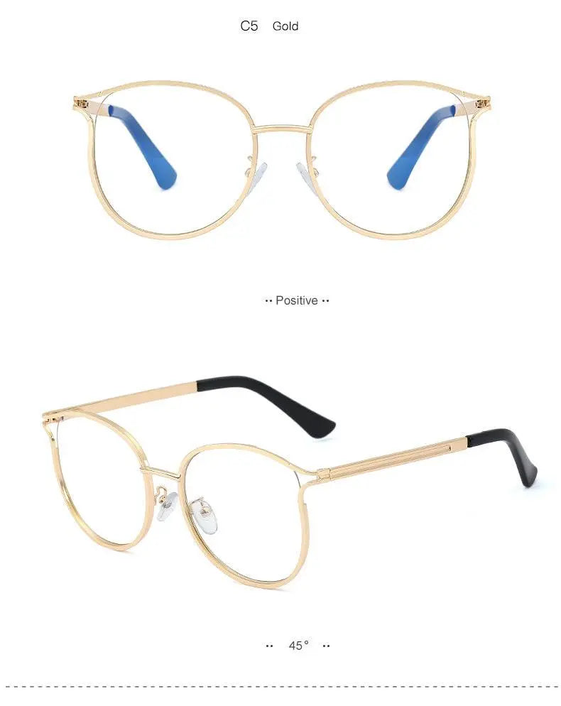 Women's Cat Eye Full Rim TR90 Prescription Glasses 95785 — view 16 | Rx Spectacle