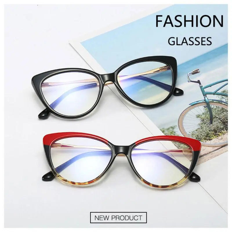 Women's Cat Eye Full Rim Acetate Prescription Glasses 92388 — view 1 | Rx Spectacle