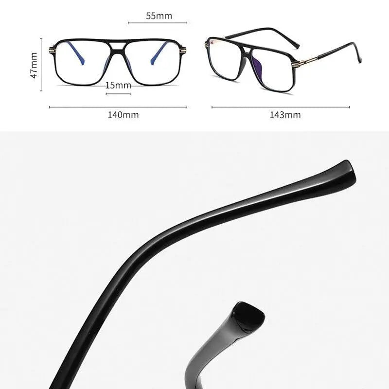 Unisex Round Full Rim TR90 Double Bridge Prescription Glasses 260 — view 13 | Rx Spectacle
