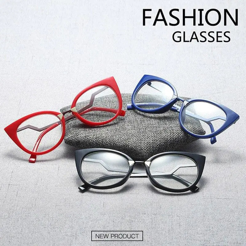 Women's Cat Eye Full Rim Acetate Prescription Glasses 97320 — view 2 | Rx Spectacle