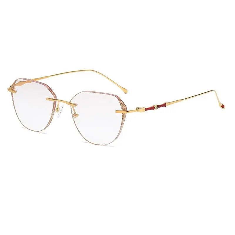 Women's Rimless Titanium Prescription Glasses 2879 — view 5 | Rx Spectacle