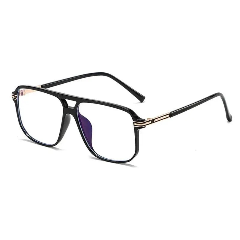 Unisex Round Full Rim TR90 Double Bridge Prescription Glasses 260 — view 3 | Rx Spectacle