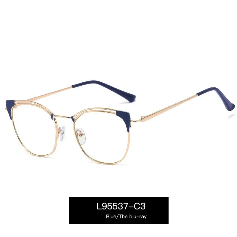Women's Cat Eye Full Rim TR90 Prescription Glasses 95537 — view 8 | Rx Spectacle