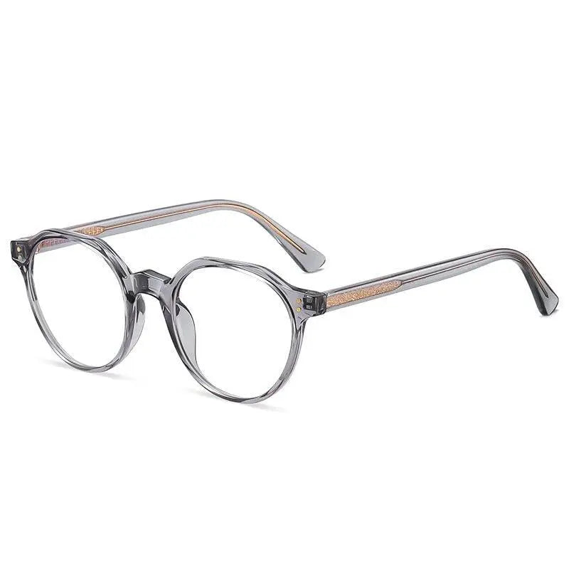Unisex Round Full Rim TR90 Prescription Glasses 2084 — view 9 | Rx Spectacle