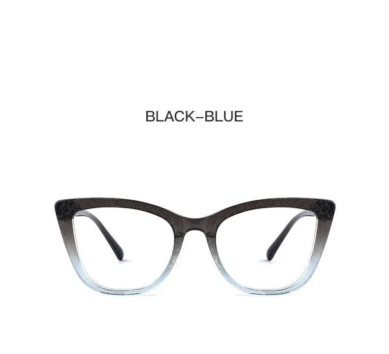 Women's Cat Eye Full Rim Acetate Prescription Glasses Z508 — view 26 | Rx Spectacle