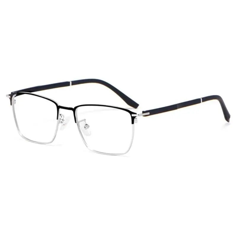 Unisex Square Full Rim Alloy Prescription Glasses 3007 — view 10 | Rx Spectacle