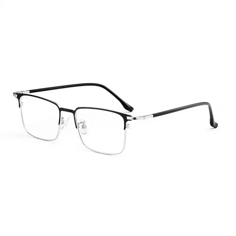 Unisex Square Full Rim Alloy Reading Glasses 39143 — view 6 | Rx Spectacle