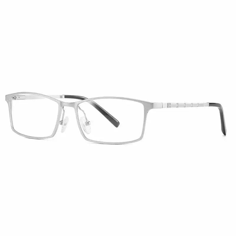 Unisex Square Full Rim Alloy Prescription Glasses 6300 — view 3 | Rx Spectacle