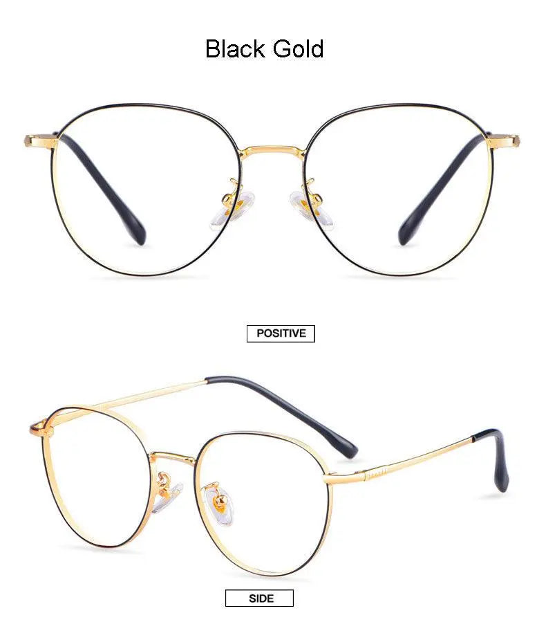 Unisex Polygon Full Rim Titanium Prescription Glasses 80047 — view 13 | Rx Spectacle