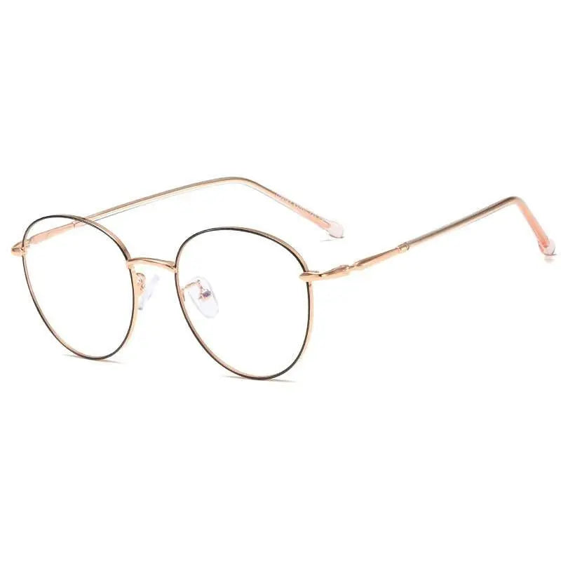 Unisex Round Full Rim Alloy Prescription Glasses 29167 — view 11 | Rx Spectacle