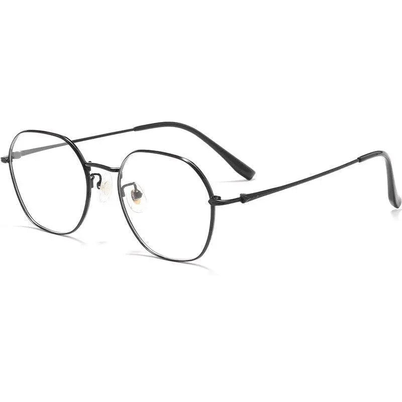 Unisex Oval Full Rim Alloy Prescription Glasses 53059 — view 5 | Rx Spectacle