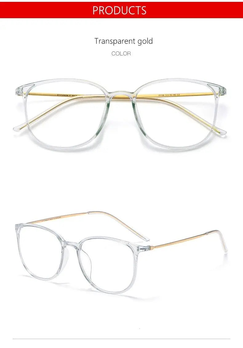 Unisex Full Rim Titanium Prescription Glasses 2212B — view 12 | Rx Spectacle
