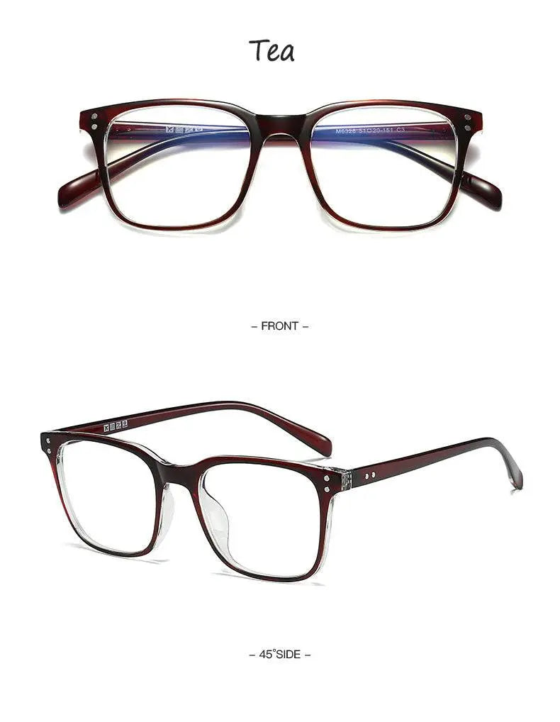 Unisex Square Full Rim TR90 Prescription Glasses 6328 — view 23 | Rx Spectacle