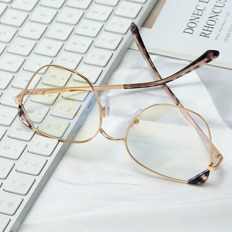 Women's Cat Eye Full Rim TR90 Prescription Glasses 95805 — view 7 | Rx Spectacle