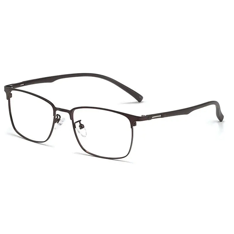 Men's Square Full Rim Alloy Prescription Glasses 5239 — view 11 | Rx Spectacle
