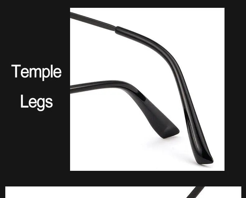 Unisex Polygon Full Rim Alloy Prescription Glasses 68013 — view 12 | Rx Spectacle