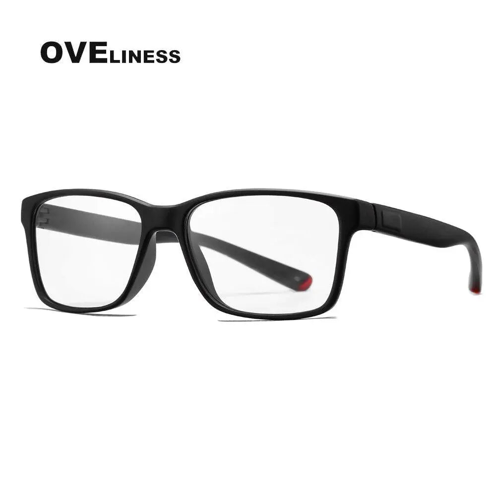 Unisex Square Full Rim Titanium Prescription Glasses 7091 — view 5 | Rx Spectacle