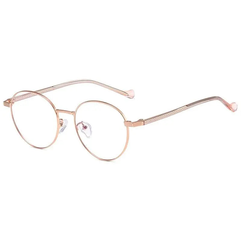Unisex Round Full Rim Acetate Prescription Glasses 1903 — view 3 | Rx Spectacle