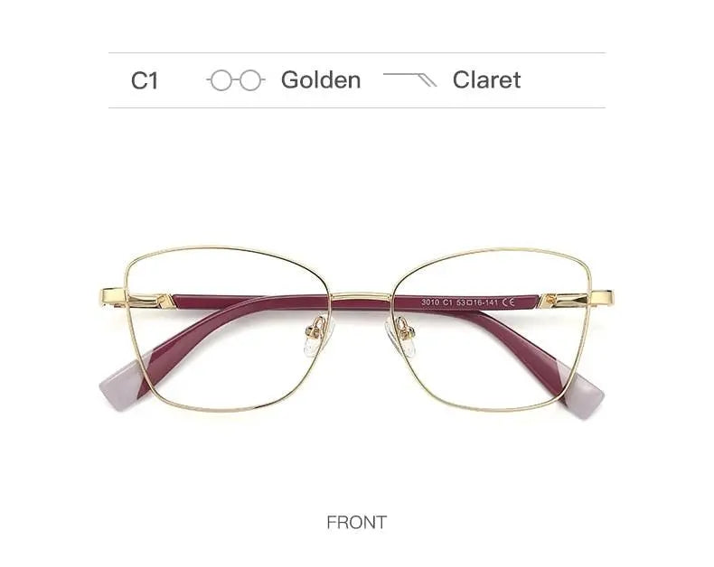 Unisex Square Full Rim Alloy Prescription Glasses 3010 — view 19 | Rx Spectacle