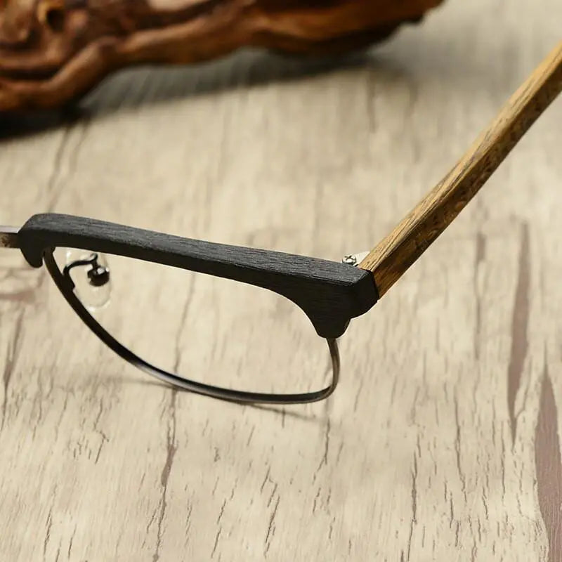 Men's Square Full Rim Titanium Prescription Glasses Ta12321 — view 3 | Rx Spectacle