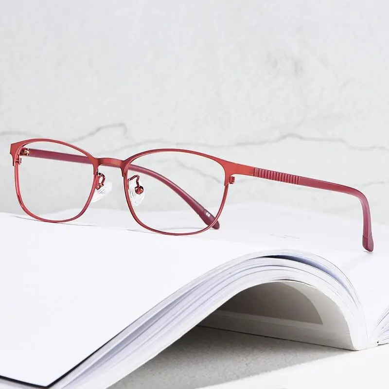 Women's Full Rim Alloy Prescription Glasses 3569 — view 6 | Rx Spectacle