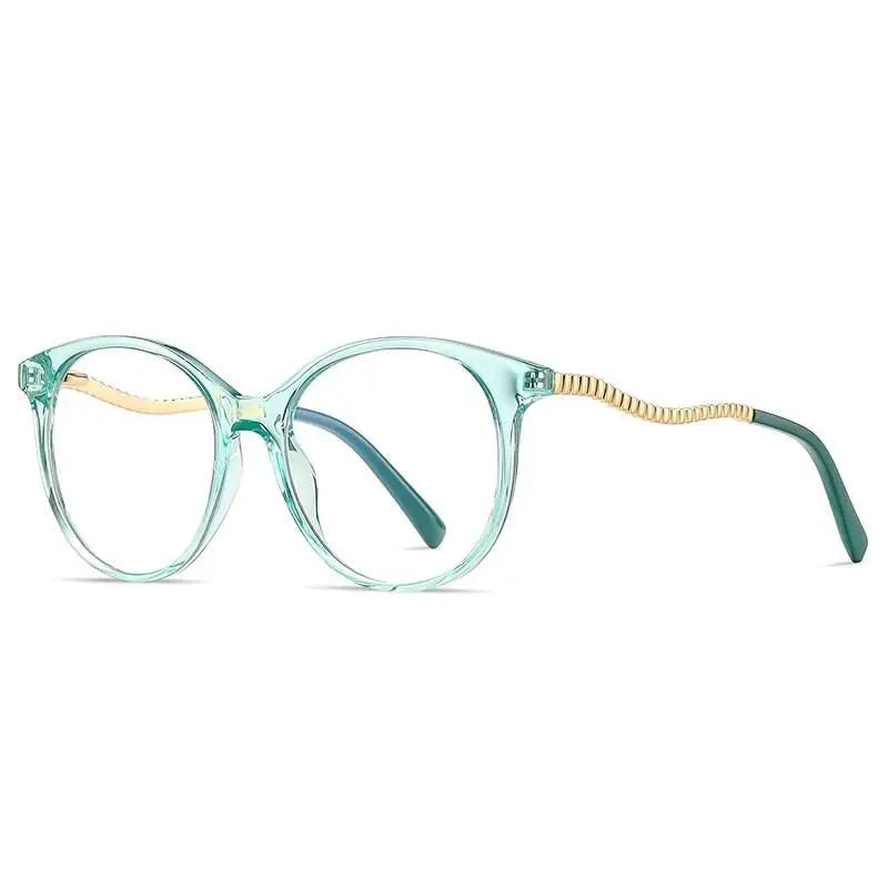 Women's Round Full Rim TR90 Prescription Glasses 2067 — view 2 | Rx Spectacle