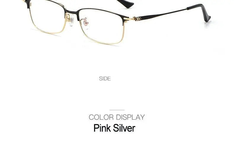 Women's Full Rim Titanium Prescription Glasses 86061 — view 23 | Rx Spectacle