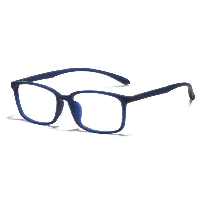 Unisex Square Full Rim Titanium Prescription Glasses 98007 — view 5 | Rx Spectacle