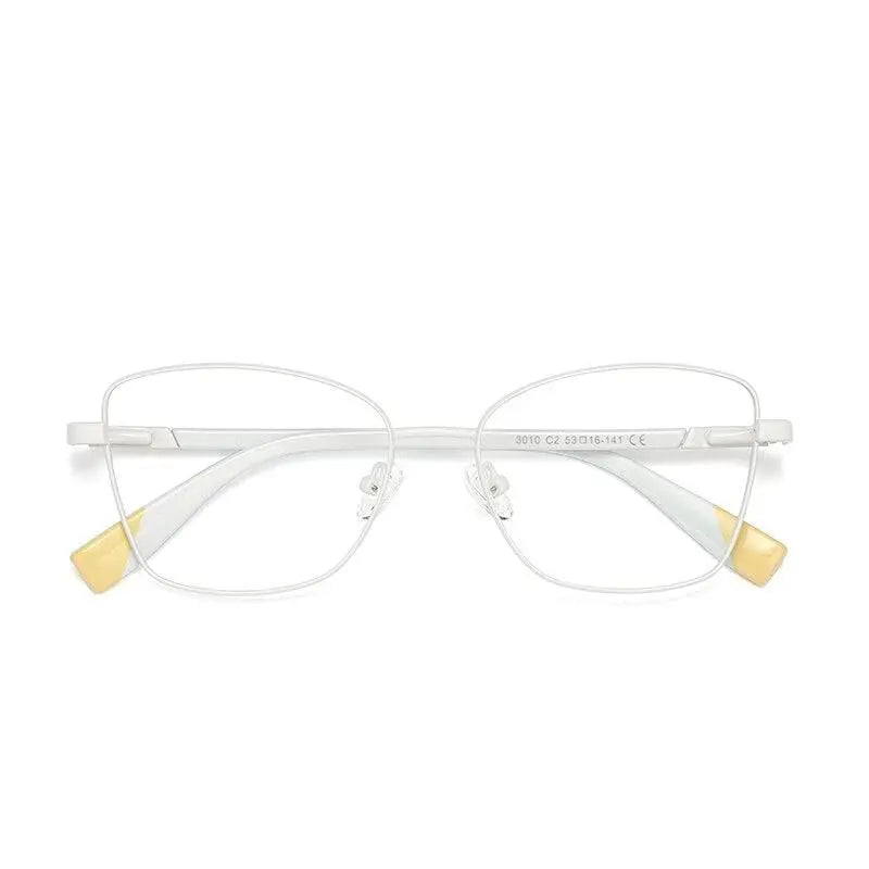 Unisex Square Full Rim Alloy Prescription Glasses 3010 — view 6 | Rx Spectacle
