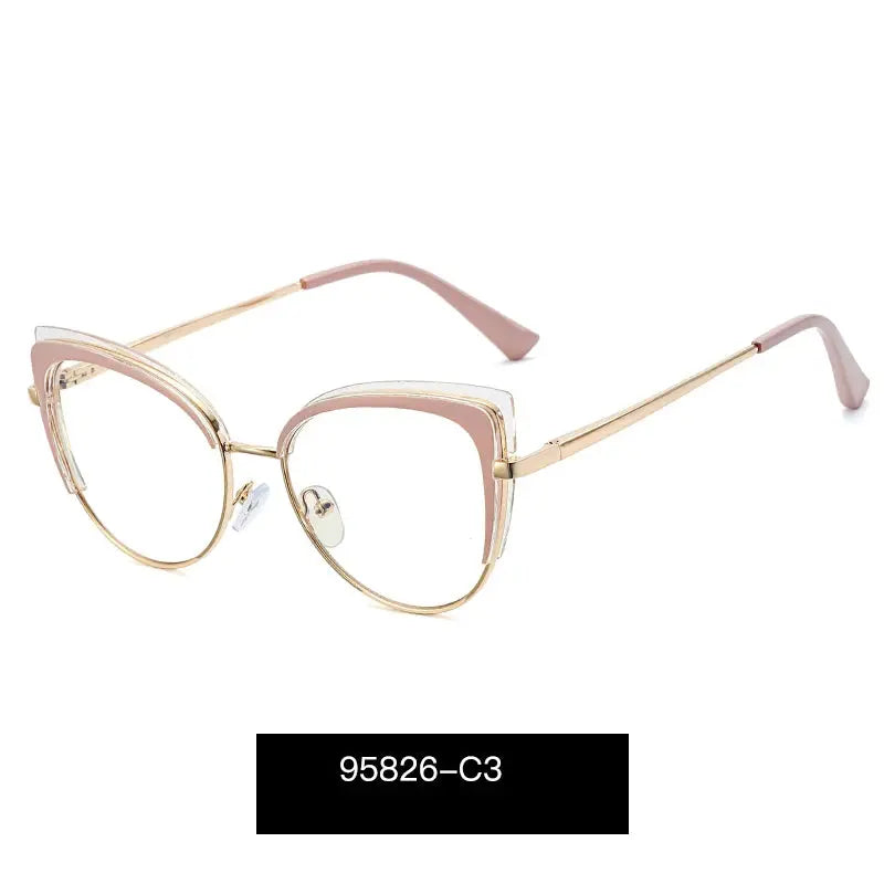 Women's Cat Eye Full Rim TR90 Prescription Glasses 958264 — view 6 | Rx Spectacle
