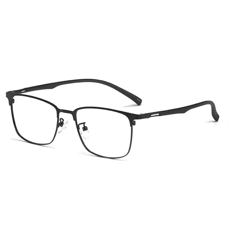 Men's Square Full Rim Alloy Prescription Glasses 5239 — view 7 | Rx Spectacle