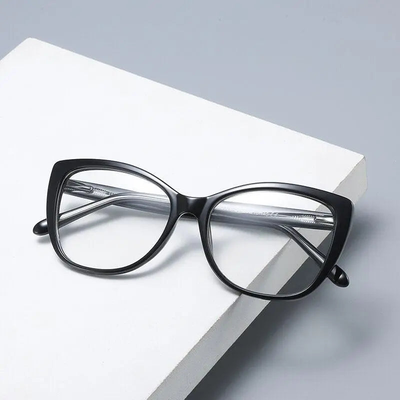 Women's Cat Eye Full Rim TR90 Prescription Glasses 2005 — view 4 | Rx Spectacle