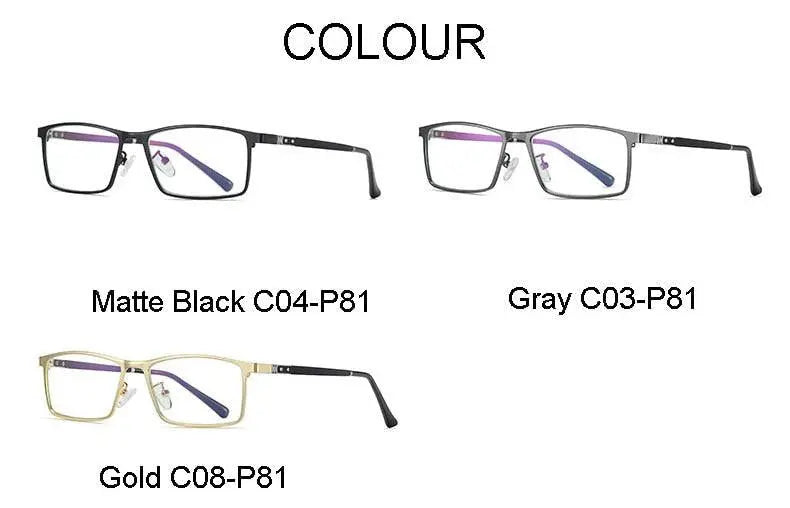 Men's Full Rim Alloy Prescription Glasses 2316 — view 11 | Rx Spectacle