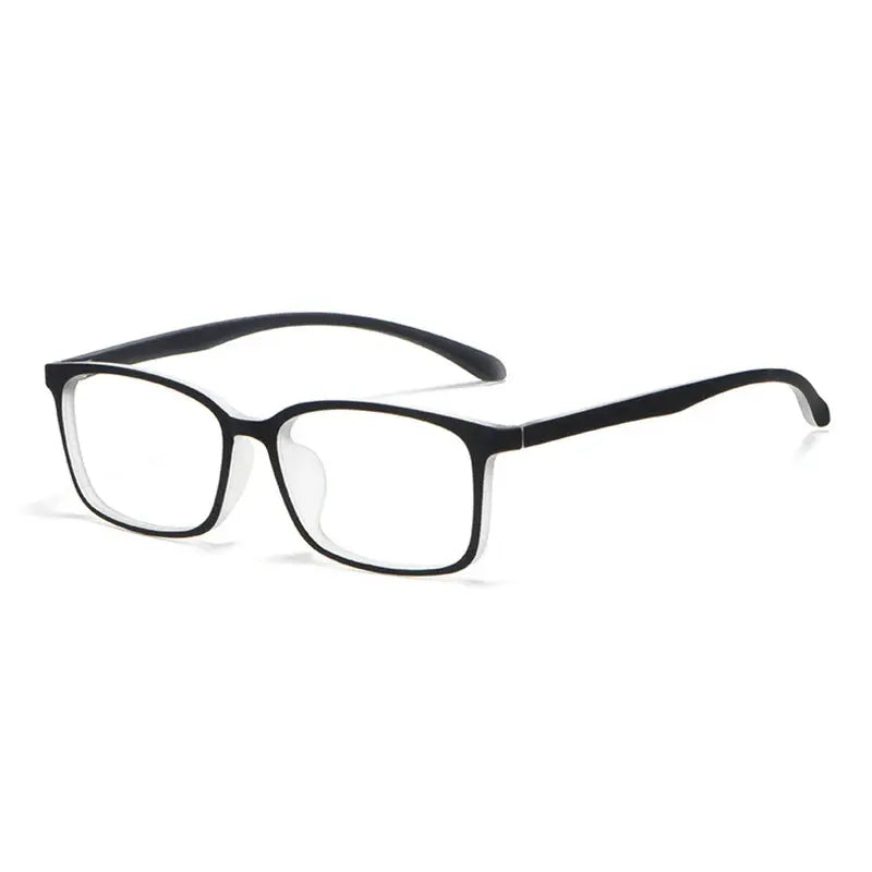 Unisex Square Full Rim Titanium Prescription Glasses 98007 — view 4 | Rx Spectacle