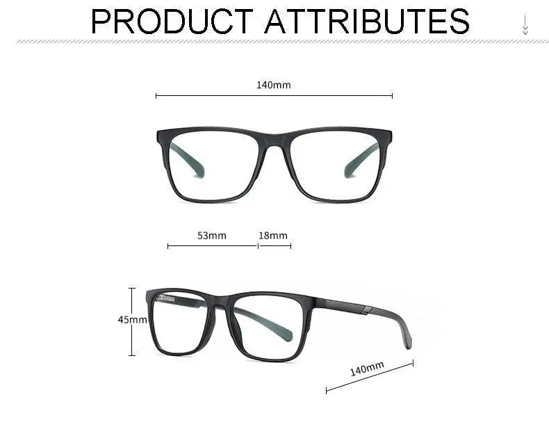 Unisex Full Rim TR90 Prescription Glasses 2309 — view 15 | Rx Spectacle