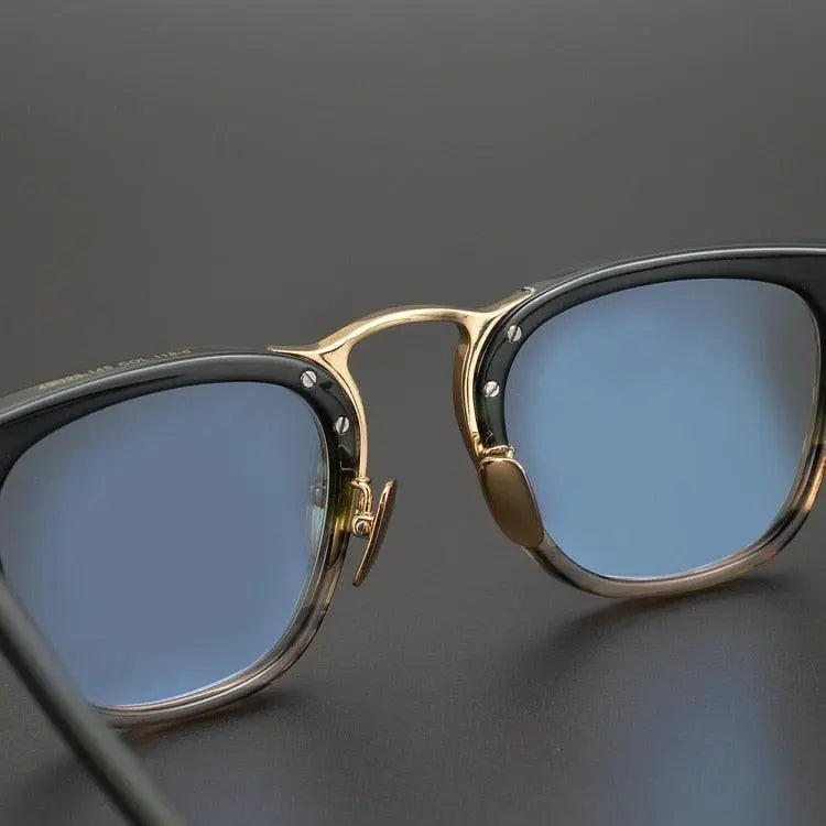 Men's Full Rim Acetate Prescription Glasses Y001 — view 11 | Rx Spectacle