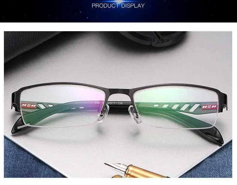 Unisex Semi-Rimless TR90 Prescription Glasses Xs505 — view 12 | Rx Spectacle