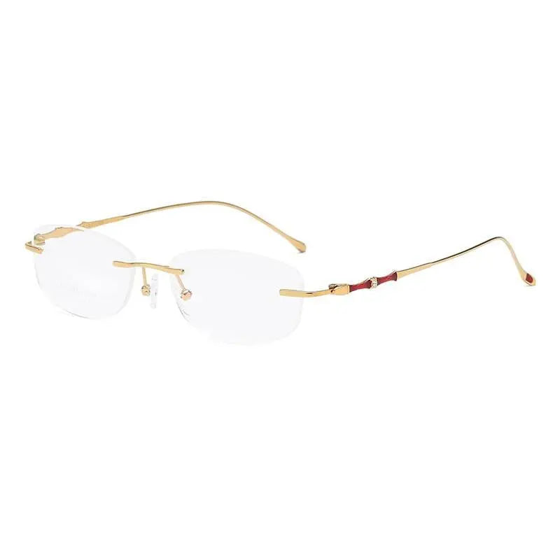 Women's Rimless Titanium Prescription Glasses 2879 — view 9 | Rx Spectacle