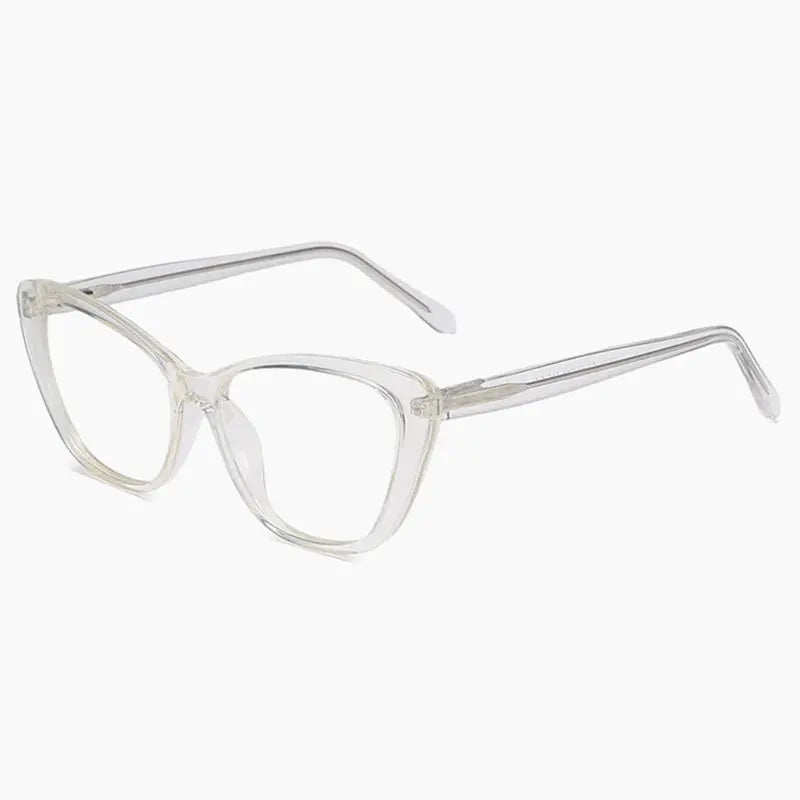 Women's Cat Eye Full Rim Alloy Prescription Glasses 72004 — view 3 | Rx Spectacle