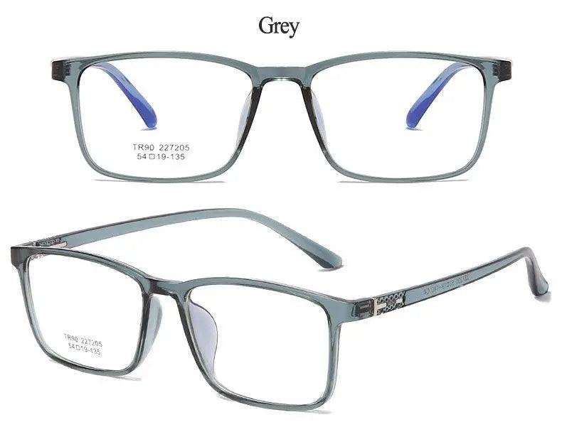 Unisex Rectangular Full Rim TR90 Prescription Glasses 227 — view 19 | Rx Spectacle