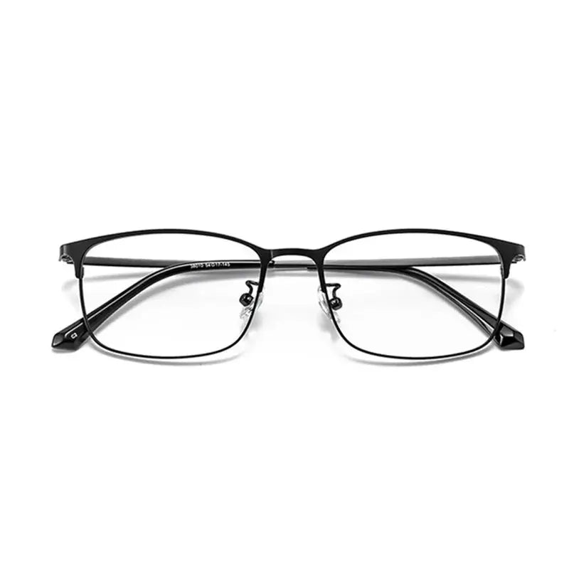 Unisex Square Full Rim Alloy Reading Glasses 38010 — view 5 | Rx Spectacle