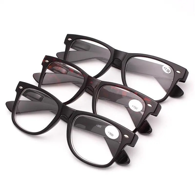 Unisex Square Full Rim Acetate Reading Glasses H9002 — view 7 | Rx Spectacle