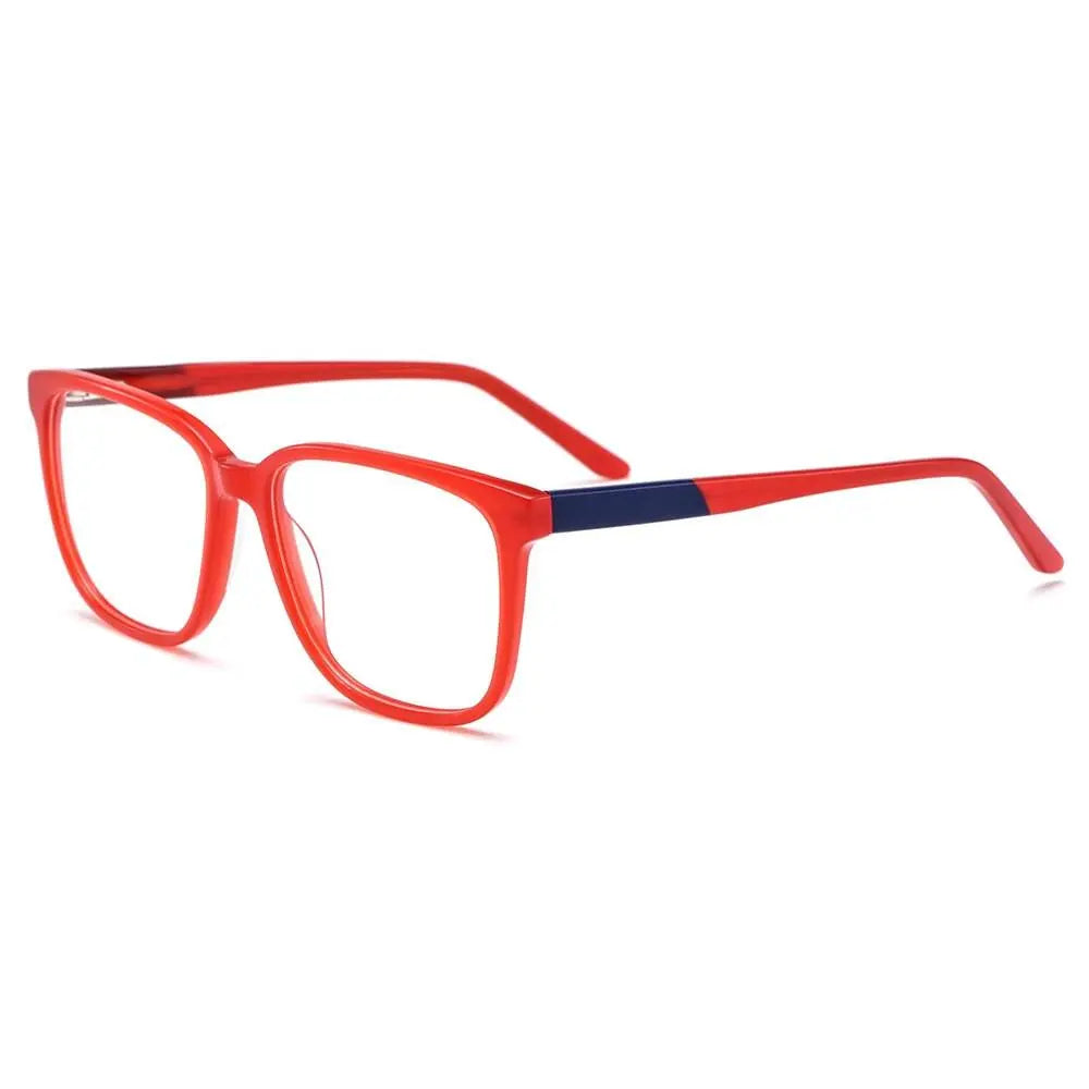 Women's Square Full Rim Acetate Prescription Glasses M23001 — view 8 | Rx Spectacle