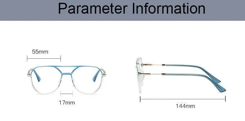 Unisex Square Full Rim Acetate Double Bridge Prescription Glasses 30062 — view 12 | Rx Spectacle