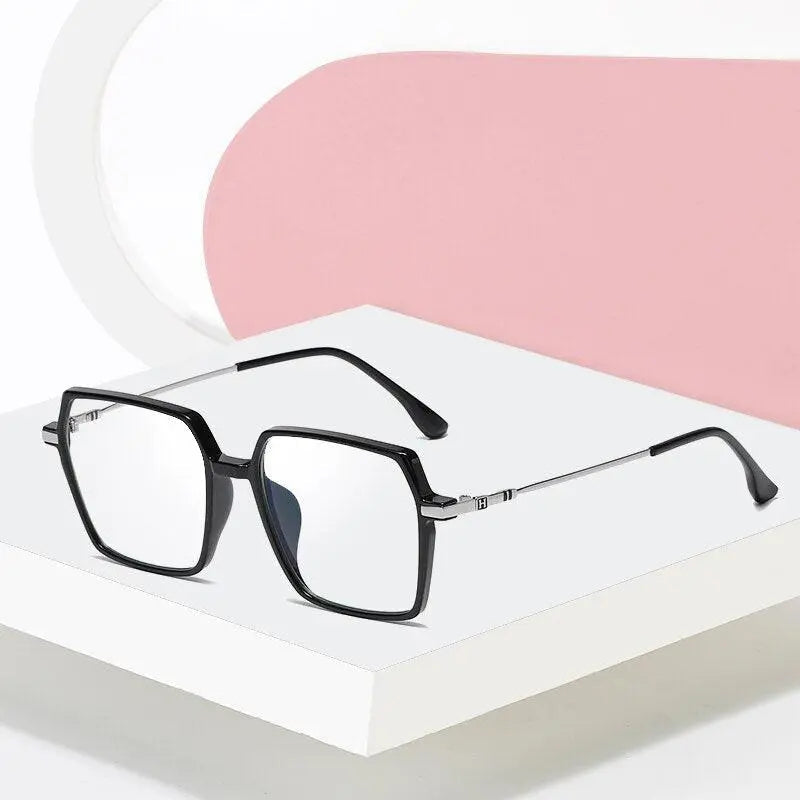 Women's Square Full Rim TR90 Prescription Glasses Lk308 — view 1 | Rx Spectacle