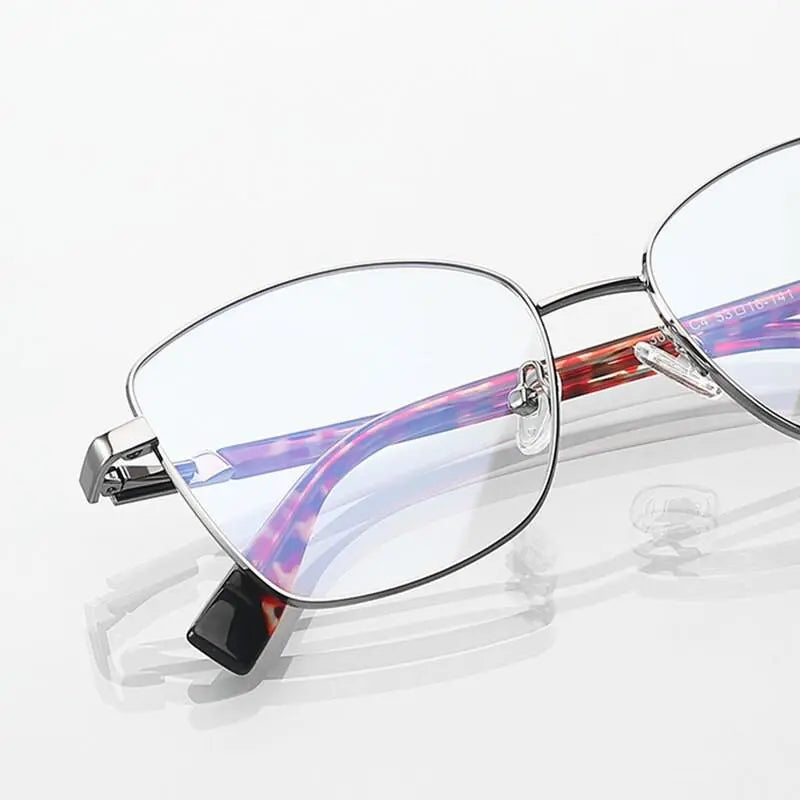 Unisex Square Full Rim Alloy Prescription Glasses 3010 — view 10 | Rx Spectacle