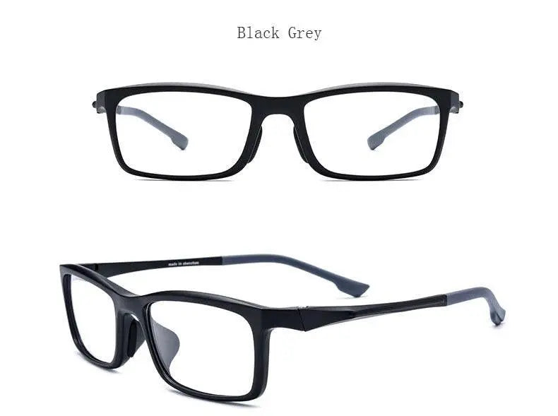Men's Rectangular Full Rim Titanium Sports Glasses 17209 — view 17 | Rx Spectacle
