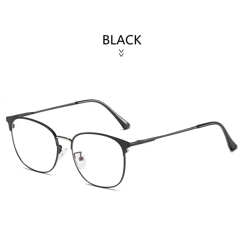 Unisex Browline Full Rim Acetate Prescription Glasses 9123 — view 7 | Rx Spectacle