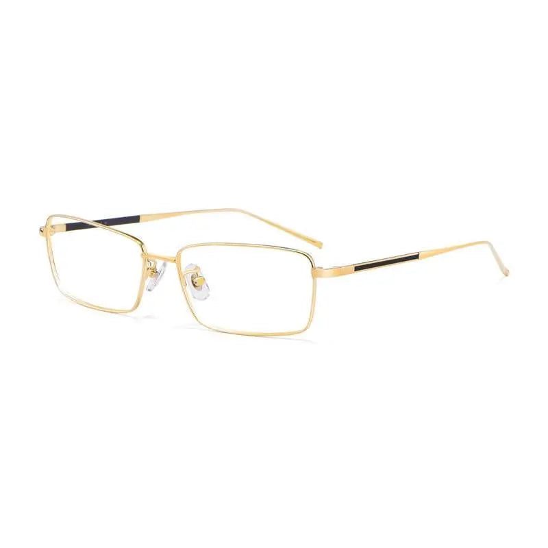 Unisex Full Rim Titanium Prescription Glasses 10109 — view 9 | Rx Spectacle