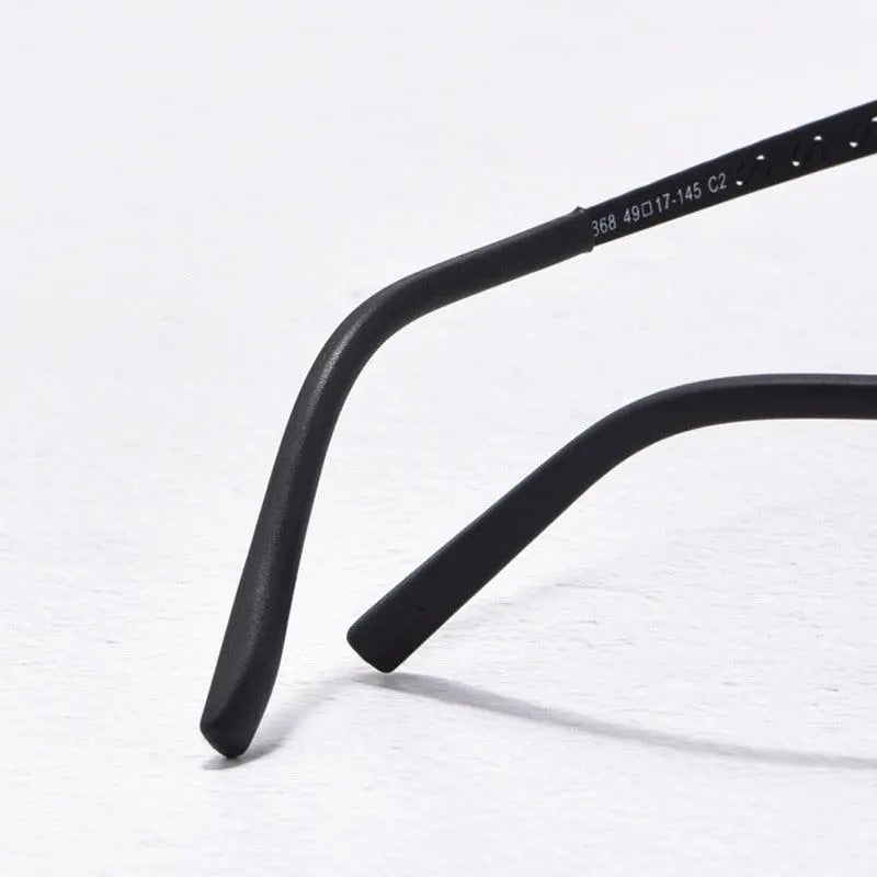 Unisex Round Full Rim Titanium Prescription Glasses 8868T — view 5 | Rx Spectacle